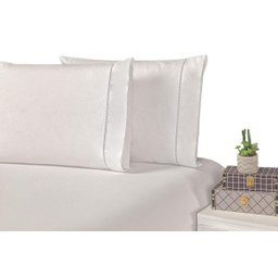 Jogo De Cama Laura Solteiro Branco - 2