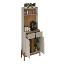 Ver imagem 4 de Cantinho Café Lizz Cor:Off White/Cedro