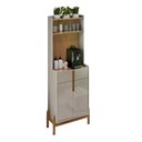 Ver imagem 2 de Cantinho Café Lizz Cor:Off White/Cedro