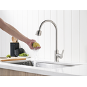 Ver imagem 5 de Torneira Misturador Cozinha Aço Escovado com bica móvel Gourmet Misturador HM-F04036 Harmony Mistura