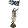 Imagem Escultura Santa Joana D'Arc 35cm - 9