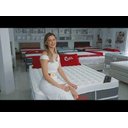 Ver imagem 2 de Colchão Castor Queen Plush Light Stress Double Face Pocket 158x198x36cm