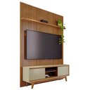 Ver imagem 1 de Rack Bancada com Painel Milo Cumaru/opala para Tv até 75” - Madetec