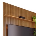 Ver imagem 3 de Rack Bancada com Painel Milo Cumaru/opala para Tv até 75” - Madetec