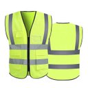 Ver imagem 2 de Colete Sinalizador Faixa Refletivo Kit 20 Uni Segurança Trabalho Obra Blusao Fluorescente