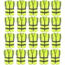 Ver imagem 1 de Colete Sinalizador Faixa Refletivo Kit 20 Uni Segurança Trabalho Obra Blusao Fluorescente