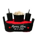 Ver imagem 1 de Almofada Porta Pipoca Bicolor Filme, Eu e Você:estampado/preto