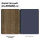 Ver mais imagens de Armário Aéreo 80 Cm 2 Portas Rustic/azul Vik Madesa