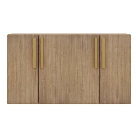 Aparador Buffet 4 portas Viena Multimóveis V3604 Rustic/Natural