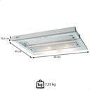 Ver imagem 3 de Depurador/exaustor de Embutir Fischer Slim 60 Cm Aço Inox 220v com Filtro 3 Velocidades 5760-10336