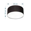 Ver imagem 2 de Plafon para Banheiro Cilíndrico Sb-3010 Cúpula Cor Preto