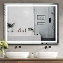 Ver imagem 6 de Espelho Jateado Iluminado com Led Frio e Touch 130x100cm Horizontal