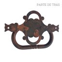 Ver imagem 4 de Puxador De Ferro Enferrujado Rustico Artesanal Bom Preço Libertas Rosas Artesanato Puxador de Gaveta
