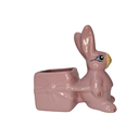 Ver imagem 2 de Coelho Puxando em Cerâmica:rosa Escuro