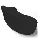 Ver mais imagens de Sofá 4 Lugares Curvo Sala de Estar Living Firenze Direito D02 Corano Preto 260 cm C-05 - Lyam