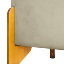 Ver imagem 2 de Puff Banqueta Catar Luxo Decorativo - Suede Cappuccino