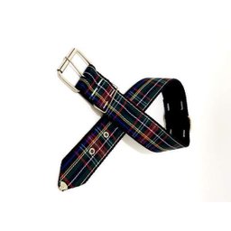 Coleira para Cachorro Xadrez Nylon Preta Nº. 8 (56cm-68cm) - 4