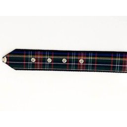 Coleira para Cachorro Xadrez Nylon Preta Nº. 8 (56cm-68cm) - 3