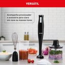 Ver imagem 5 de Mixer 3 em 1 Turbomix Pro 3 em 1 400W 2 Velocidades Preto 110V