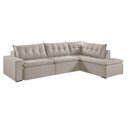 Ver imagem 2 de Sofá Retrátil 7 Lugares 356cm com Chaise a Direita de 91cm Presidente