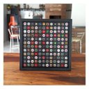 Ver imagem 4 de Quadro Porta Tampinhas De Cerveja Linha Black - 144 Unidades