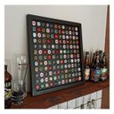 Ver imagem 3 de Quadro Porta Tampinhas De Cerveja Linha Black - 144 Unidades