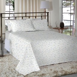 Jogo de Cama King Size 200 Fios Nova América -olivia (7769) - 7