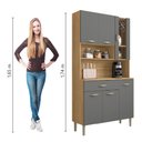 Ver imagem 6 de Armário de Cozinha Compacta 6 Portas 1 Gaveta Golden