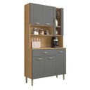 Ver imagem 2 de Armário de Cozinha Compacta 6 Portas 1 Gaveta Golden