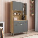 Ver imagem 1 de Armário de Cozinha Compacta 6 Portas 1 Gaveta Golden