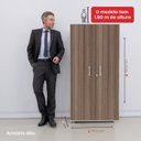 Ver imagem 6 de Armário Alto 2 Portas 159,6x79,2x41 Cm Pivotante