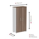 Ver imagem 4 de Armário Alto 2 Portas 159,6x79,2x41 Cm Pivotante