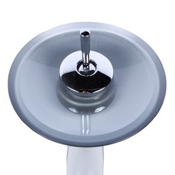 Torneira misturador monocomando Cascata Vidro Prata - 4