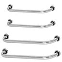 Ver imagem 1 de Kit 4 Barras De Apoio De Idoso Para Banheiro 2 40cm E 2 50cm