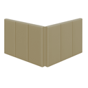 Ver imagem 2 de Cabeceira Painel Estofada Cama Casal Box 1,40 Dobrável Itália - Caramelo Suede