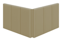 Ver imagem 2 de Cabeceira Painel Estofada Cama Casal Box 1,40 Dobrável Itália - Caramelo Suede