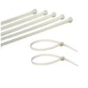 Ver imagem 2 de Abraçadeira Nylon Lacre de Segurança 140 x 3,5 c/100un. Branco Rayco