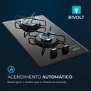 Ver imagem 5 de Cooktop a Gás 2 Bocas Mondial Ctg-04 Bivolt