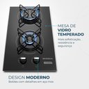 Ver imagem 4 de Cooktop a Gás 2 Bocas Mondial Ctg-04 Bivolt