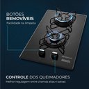 Ver imagem 3 de Cooktop a Gás 2 Bocas Mondial Ctg-04 Bivolt