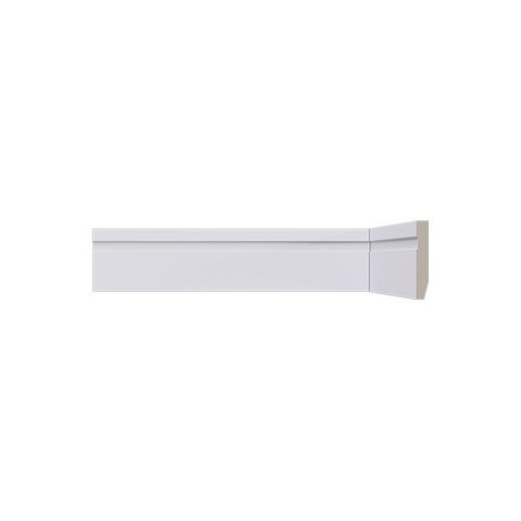 Rodape de Poliestireno Lev52 Branco 5cm Santa Luzia:branco