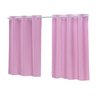 Cortinas Janela Blindex 2,20x1,30 Blackout Veda A Luz Rosa - 3