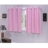 Cortinas Janela Blindex 2,20x1,30 Blackout Veda A Luz Rosa - 2