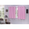 Cortinas Janela Blindex 2,20x1,30 Blackout Veda A Luz Rosa - 1
