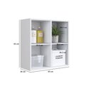 Ver imagem 3 de Nicho de Parede Branco Organizador Multiuso Funcionale 63x63x26cm Lavanderia Cozinha