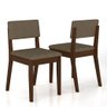 Conjunto de Mesa com 2 Cadeiras Arkansas Imbuia/capucci - M. Arapongas Imbuia/capuccino 02 - 5