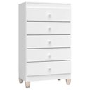 Ver imagem 4 de Quarto de Bebê 3 Portas Ternura Baby com Berço Lila Branco Brilho com Colchão Gazin - Incorplac