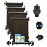 Kit Aquecedor Solar Piscina 20 Placas 3Mt para 25000 Litros - 1