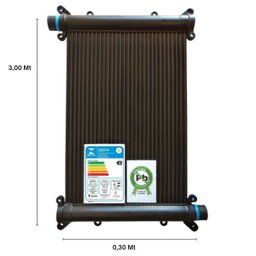 Kit Aquecedor de Piscina Solar 20000L Piscina de Fibra 5 x 3 - 3