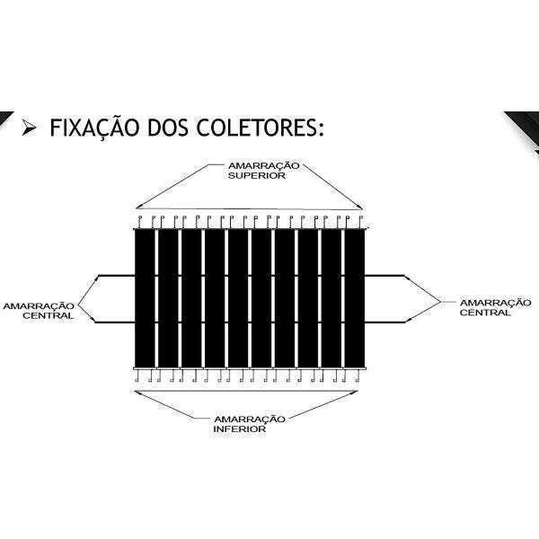 Kit Aquecedor Solar Piscina Kit Fechamento Coletor Ts Solar - 10